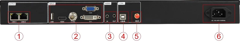 Huidu HD-VP210A — resmi ürün görseli
