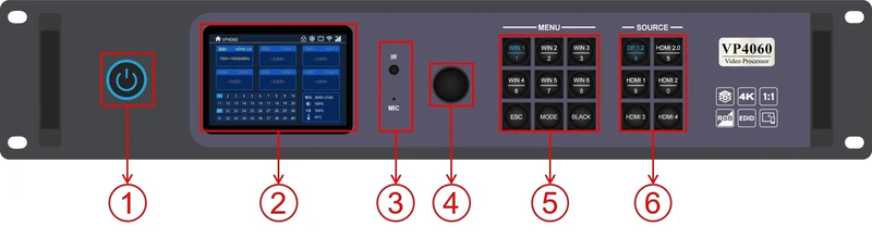 Huidu HD-VP4060 — resmi ürün görseli