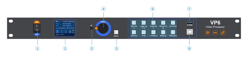 Huidu HD-VP6 — resmi ürün görseli